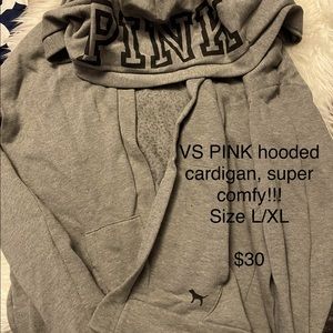 VS hooded cardigan